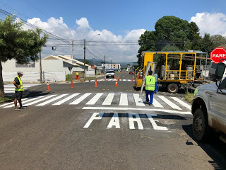 Começa a recuperação e padronização da sinalização das ruas de União da Vitória