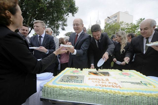 Paulo Bauer (PSDB) e Milton Hobus (PSD) juntos