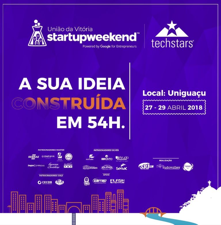 Startup Weekend será realizado neste final de semana na Uniguaçu