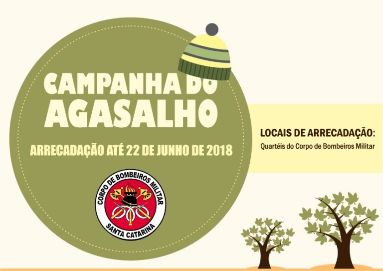 Bombeiros de Santa Catarina arrecadam agasalhos