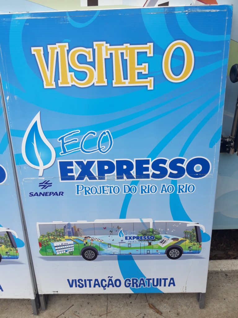 Eco Expresso Sanepar promove conscientização da preservação do meio-ambiente