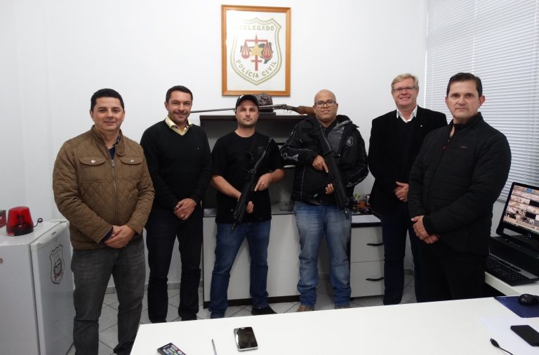 Entregue novo armamento para a Polícia Civil de Canoinhas