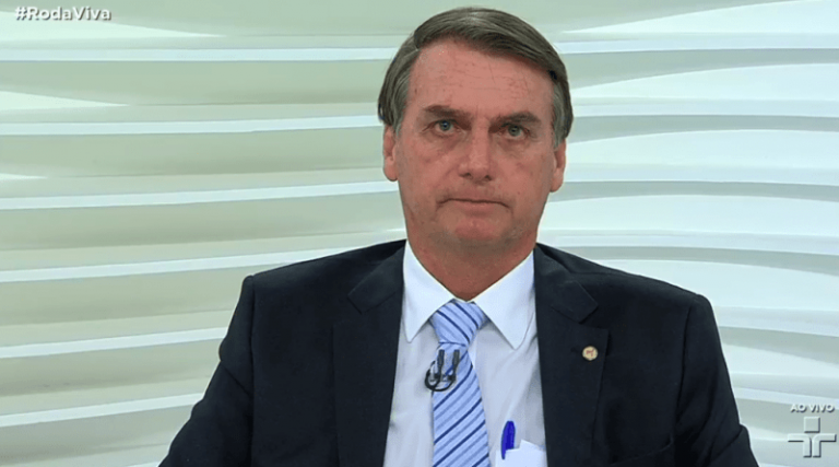 Bolsonaro teve grande audiência ontem no “Roda Viva” da TV Cultura de São Paulo