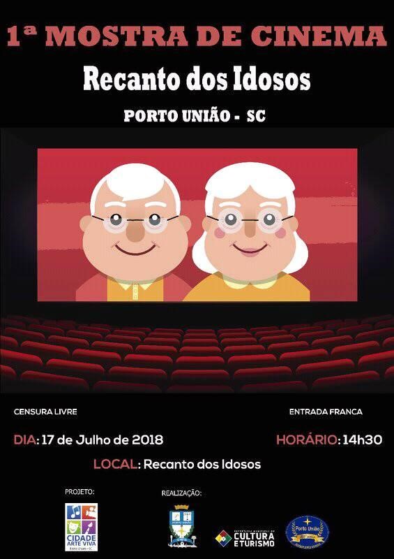 Hoje é dia de levar cinema para o Recanto dos Idosos