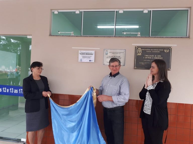 Inaugurada Unidade de Saúde Básica no Distrito Industrial de Porto União