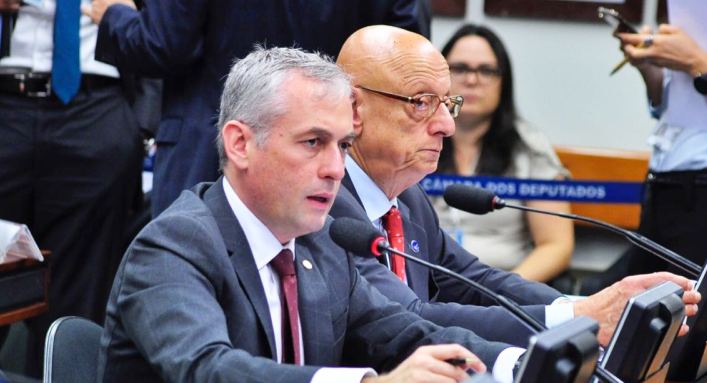 Esperidião Amin (PP) e João Paulo Kleinubing (DEM) juntos. Amin para governador e João Paulo para vice-governador