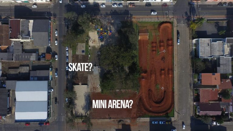 Praça Expedicionários de União da Vitória terá pista de Skate, Bicicross, Mini-Arena  e Playground