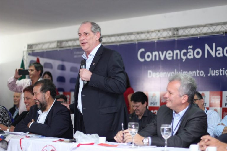 Já temos um candidato a Presidente da República confirmado: Ciro Gomes (PDT)