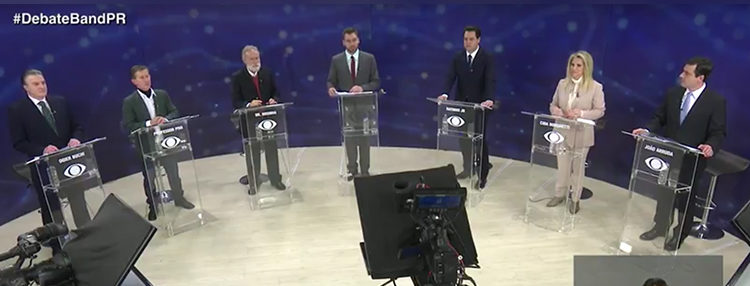 Debate na TV Bandeirantes quinta-feira foi um momento de desilusão para os paranaenses