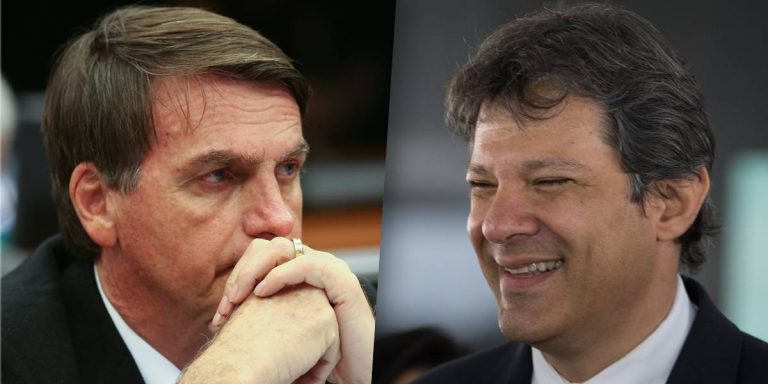 Pesquisa mostra que Haddad aparece empatado com Ciro Gomes, mas Jair Bolsonaro cresceu três pontos