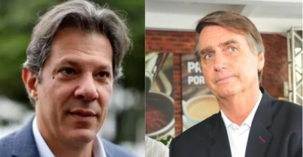 Pesquisa CNT/MDA: Jair Bolsonaro (PSL) tem 57% e Fernando Haddad (PT) 43%