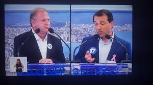 Absolutamente tranquilo o debate entre Gelson Merisio e o Comandante Moisés, candidatos ao Governo de Santa Catarina