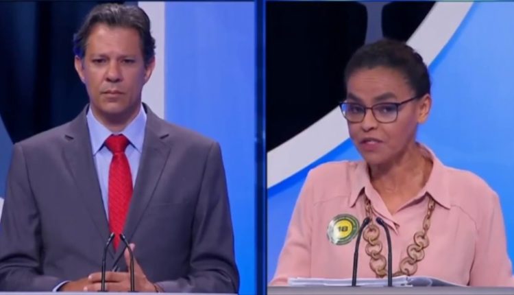 Marina Silva (REDE) declara apoio a Fernando Haddad (PT)