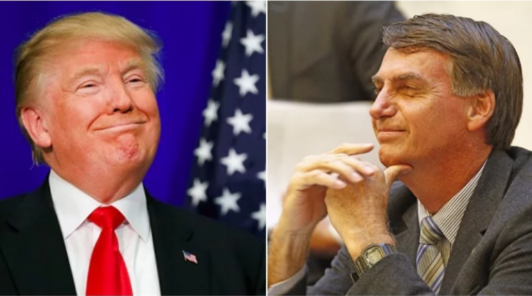 Presidente Donald Trump ligou para o presidente eleito Jair Bolsonaro