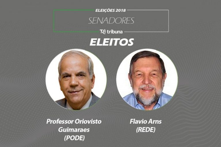 Oriovisto Guimarães e Flavio Arns, os dois novos senadores do Paraná