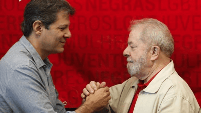 Haddad diz que – se for eleito – buscará todas as formas de libertar Lula