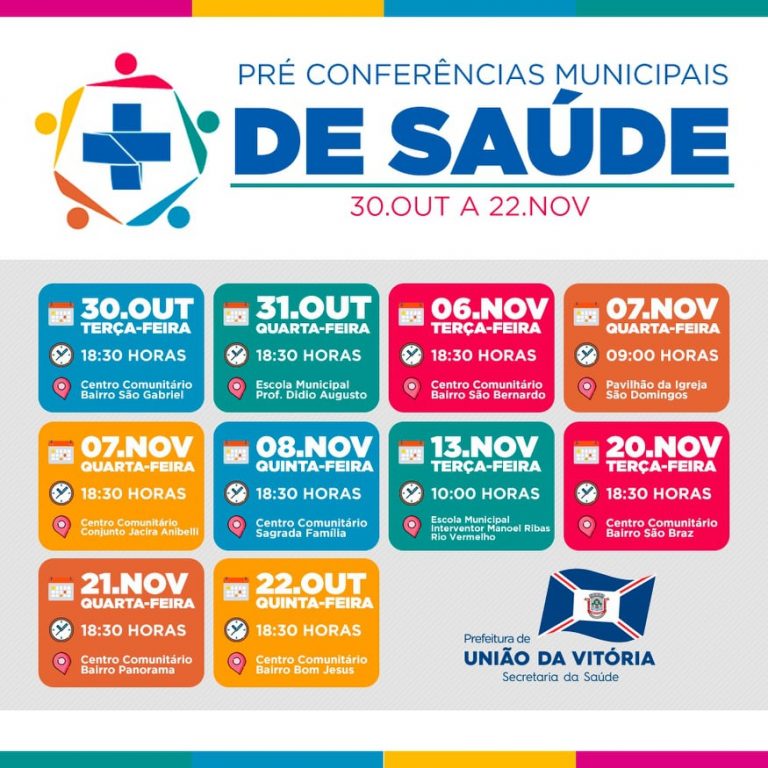 Pré-Conferências Municipais de Saúde iniciadas nesta terça-feira (30) em União da Vitória