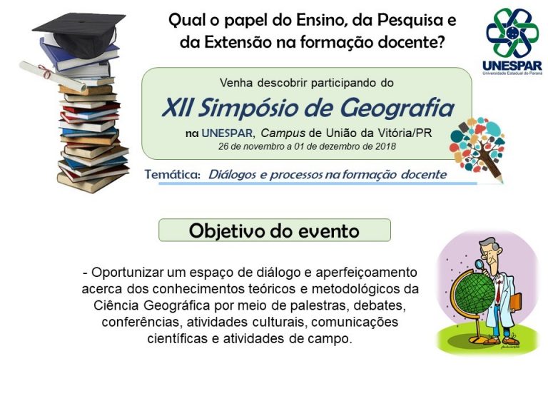 Campus de União da Vitória da Unespar promove o XII Simpósio de Geografia