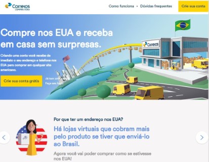 Correios lançam plataforma ‘Compra Fora’, serviço que permite a importação de produtos internacionais