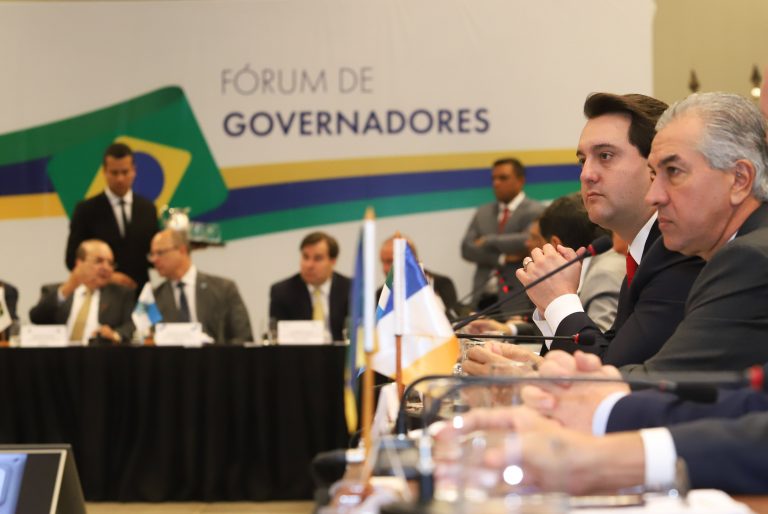 Governador Carlos Massa Ratinho Junior ressalta, no Fórum de Governadores, a importância entre os Estados