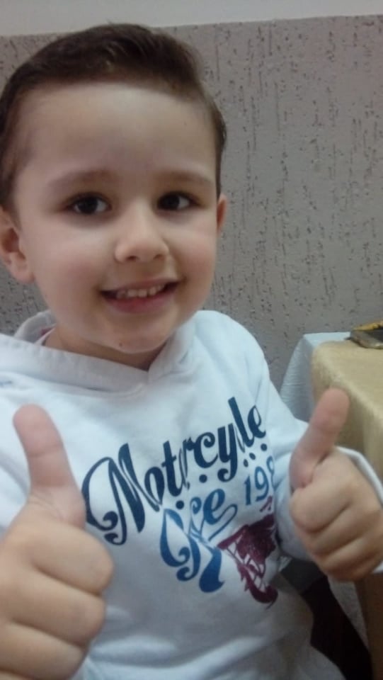 Rafael Serafini Dolinski completa hoje (22/2/19) 5 anos!