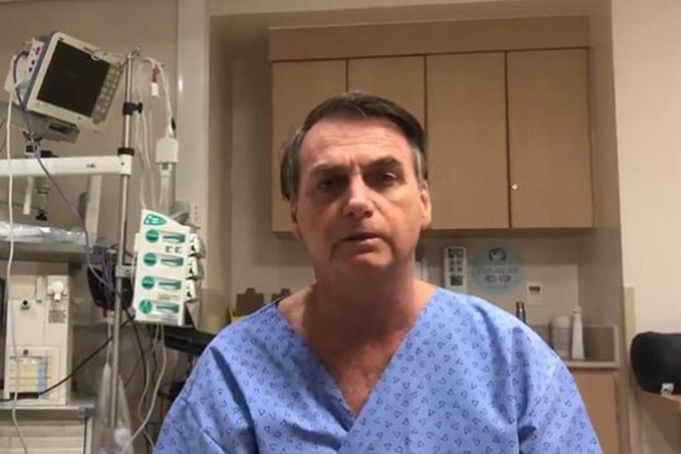 Do hospital, Bolsonaro diz que não perderá a oportunidade de transformar o Brasil em um país seguro para todos os brasileiros