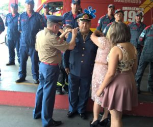 Marcos Colla é oficialmente capitão do Corpo de Bombeiros de Santa Catarina