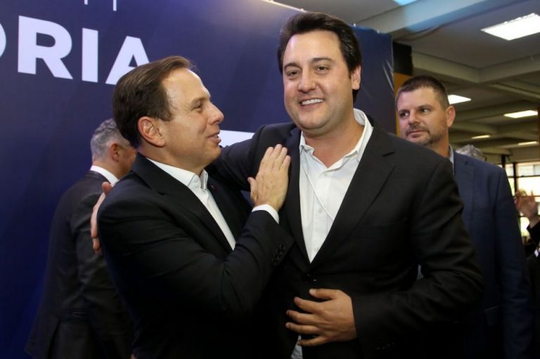 Governador Carlos Massa Ratinho Junior (PR) leva proposta ao governador João Doria (SP) para combater o crime organizado