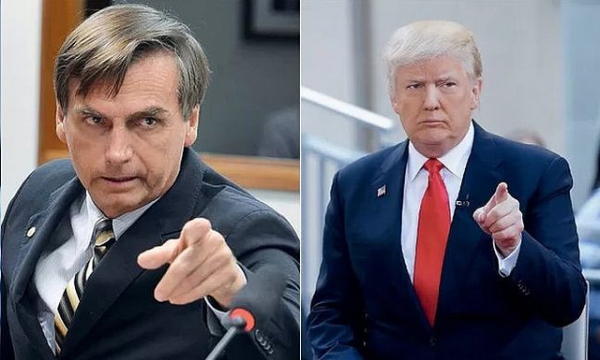 Donald Trump recebe Jair Bolsonaro ainda no mês de março