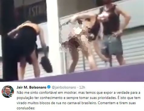 Aliados e oposicionistas criticam Bolsonaro por publicações obscenas em rede social