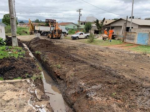 Rua de União da Vitória tem início de pavimentação e acessibilidade