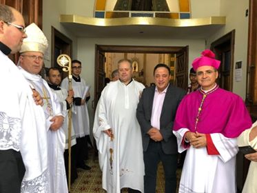 Deputado Hussein Bakri representou governador do Estado na posse do novo Bispo da Diocese de União da Vitória