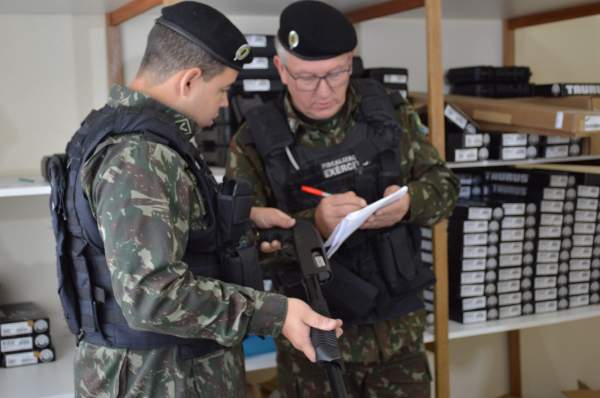 Unidades da 5ª Região Militar, entre as quais o 5º BE Cmb Bdl de Porto União, iniciam nesta quarta-feira a fiscalização do comércio e utilização de armas de fogo