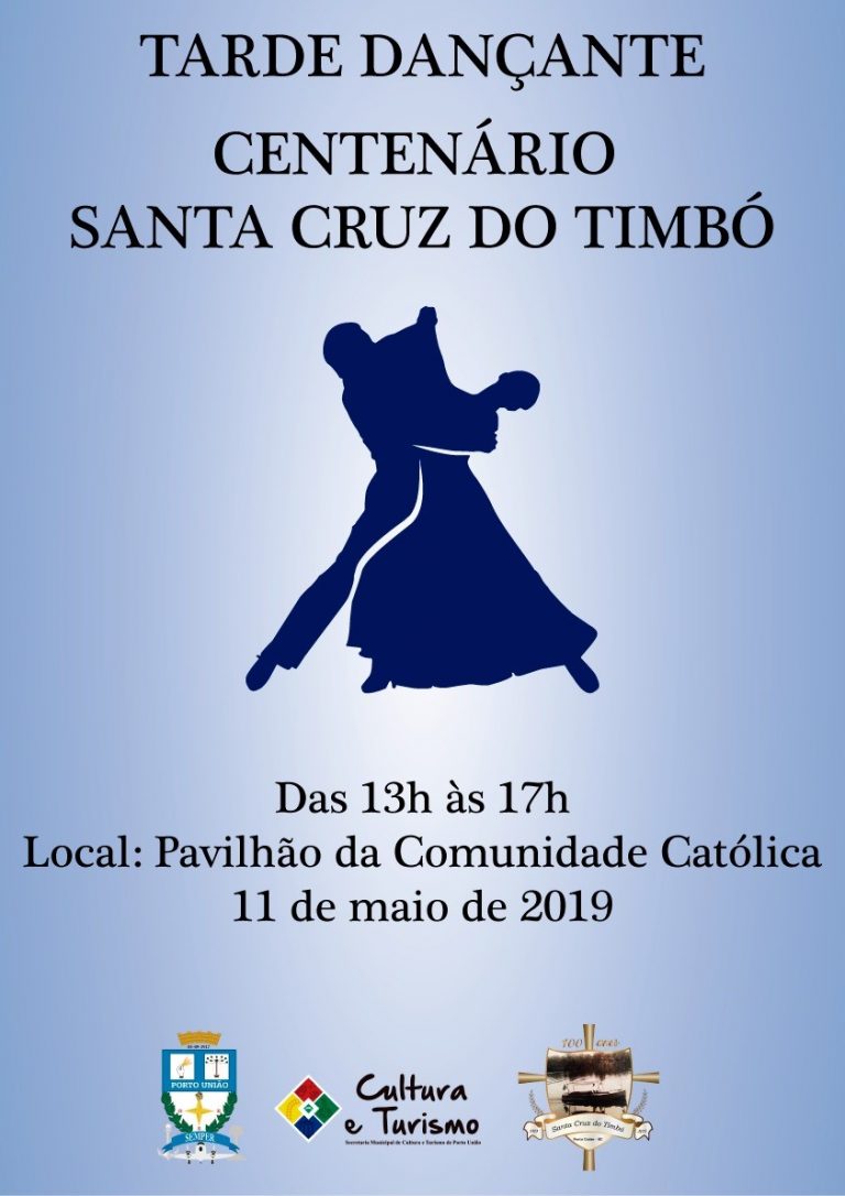 Sábado, dia 11, na programação do Centenário de Santa cruz do Timbó, o Encontro da Melhor Idade