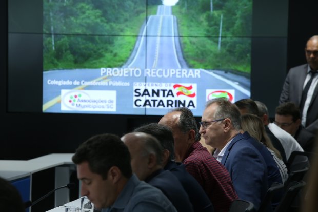 Governo de Santa Catarina apresenta ‘Projeto Recuperar’ e planeja dobrar investimentos na manutenção