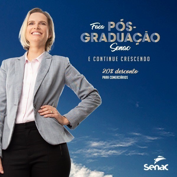 Dois novos cursos de Pós-Graduação na Faculdade Senac em Porto União