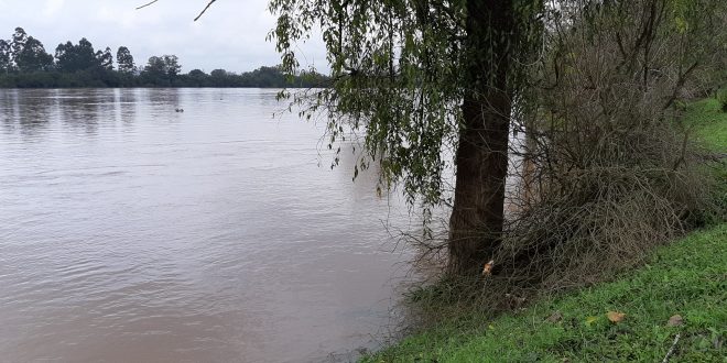 Nível do Rio Iguaçu deve passar dos 5 metros e 50 centímetros (ou até mais), as chuvas diminuem, mas as Defesas Civis estão em alerta