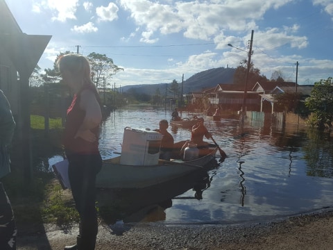 Rio Iguaçu estabiliza e expectativa é a de que seu nível comece a baixar