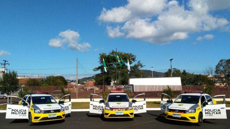 27º Batalhão da Polícia Militar de União da Vitória ganha mais três viaturas através de ações do deputado Hussein Bakri