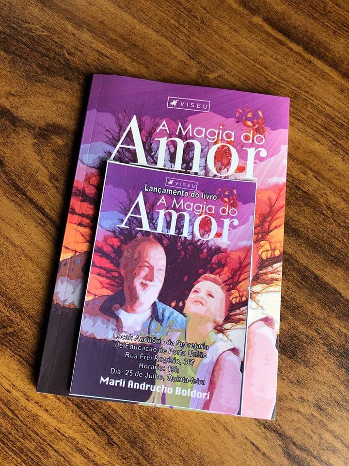 Obra literária a “A Magia do Amor” será lançada nesta quinta-feira (25) pela professora Marli Andrucho Boldori