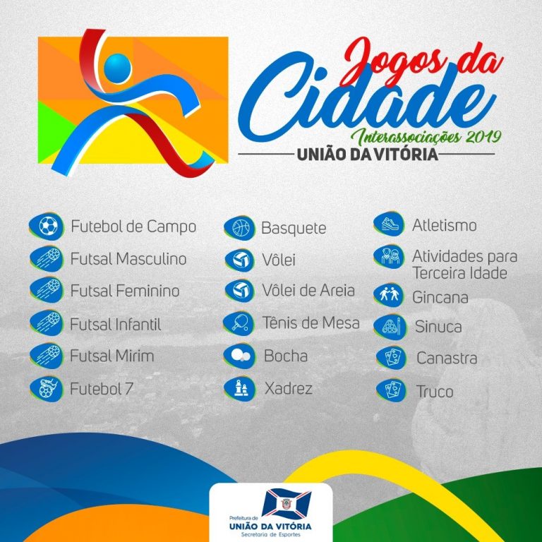 Inscrições para os Jogos da Cidade Interassociações terminam nesta terça-feira (06)