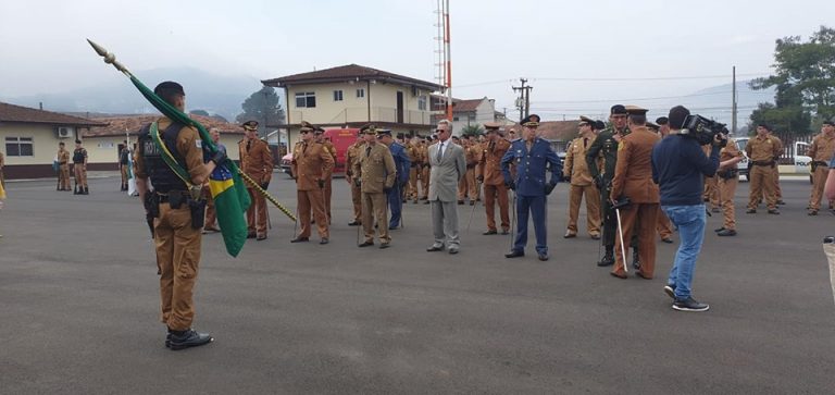 27º Batalhão comemorou os 165 anos da PM paranaense em solenidade especial