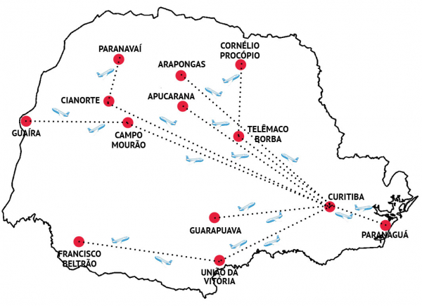 União da Vitória está entre as 12 cidades do Paraná que agora contam com vôos regulares e mostra seu potencial turístico