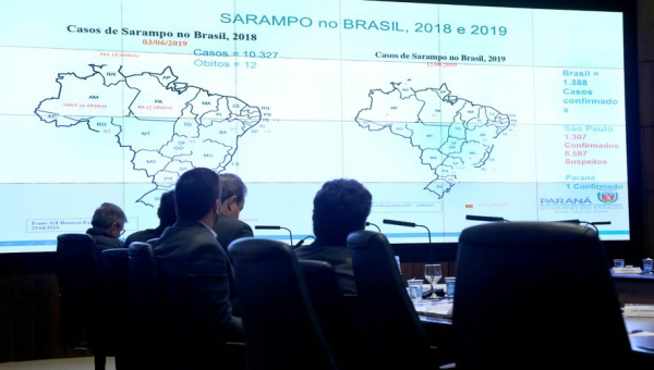 Casos de sarampo sobem 18% no Brasil, com sete em Santa Catarina e um no Paraná