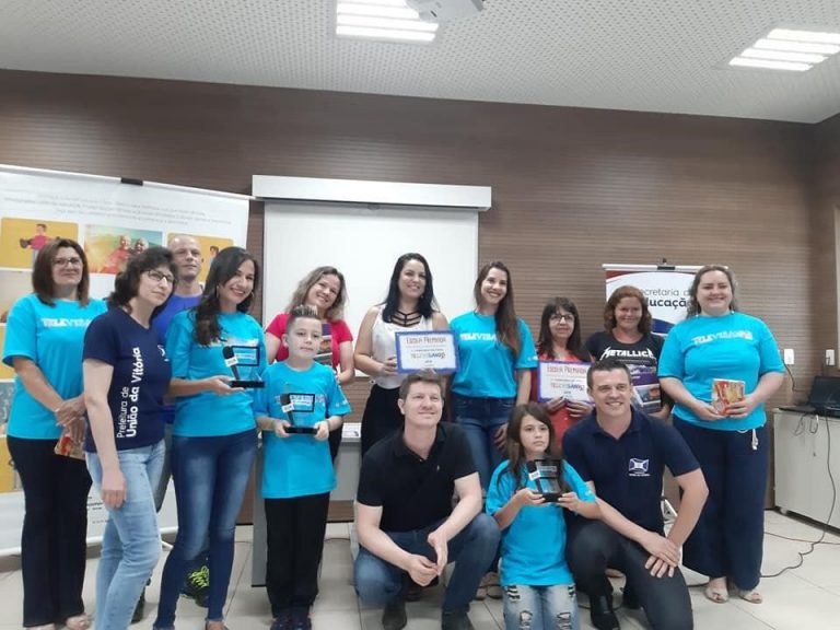 Alunos e professores da rede municipal de União da Vitória são premiados no Concurso Televisando