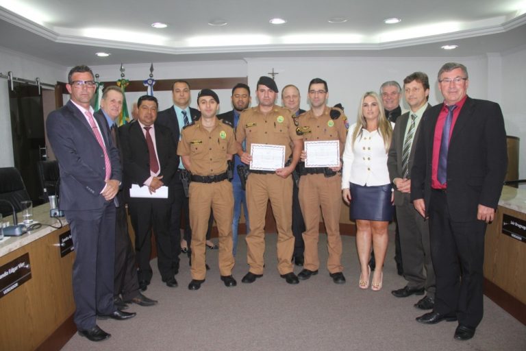 Sessão ordinária da Câmara Municipal de União da Vitória é marcada com homenagens, votos de pesar e números do comando da Polícia Militar