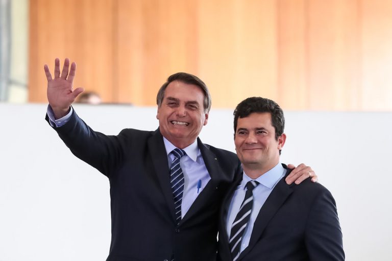 Bolsonaro afirmou que o Brasil estará em boas mãos se Sérgio Moro for candidato em 2022