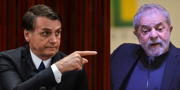 Presidente Jair Bolsonaro diz que Lula da Silva é “carta fora do baralho”