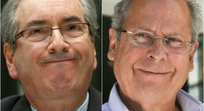 Zé Dirceu e Eduardo Cunha foram separados pelo Supremo Tribunal Federal