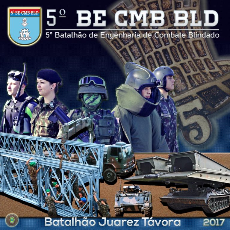 5º Batalhão de Engenharia de Combate Blindado realizará sexta-feira (06) a solenidade de passagem de Função de Adjunto do Comando